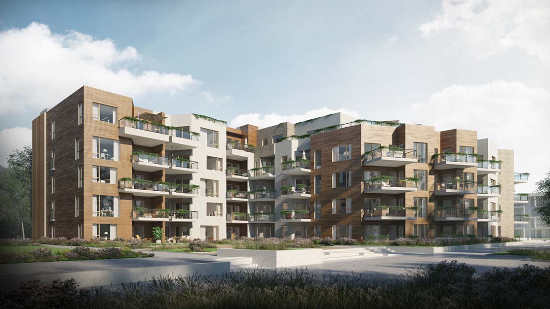 Arkitekt tegning Gartnerløkken