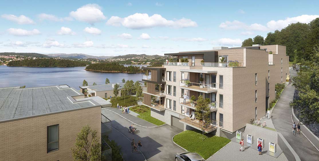 Nytt boligområde i Skiparviken.