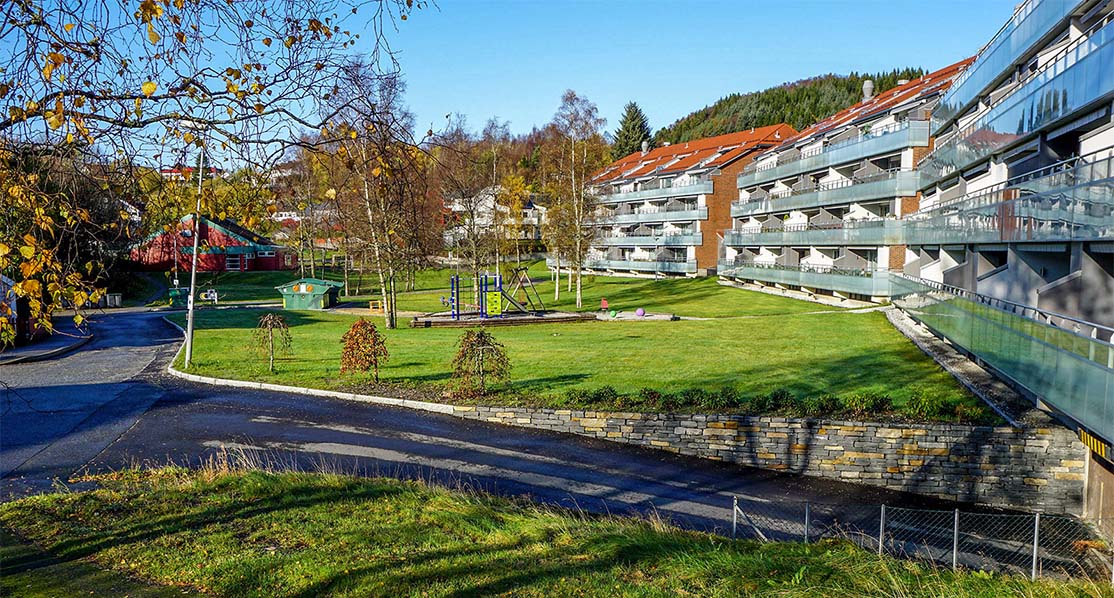 Brekkene borettslag, anleggsgartner arbeid.