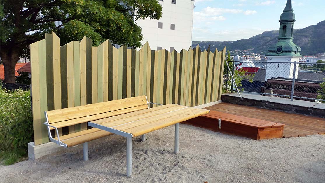 Klosterhaugen lekeplass.