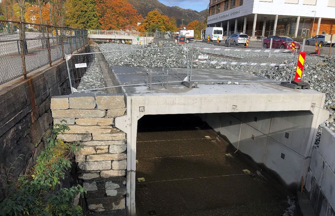 Kulvert ved Haraldsplass