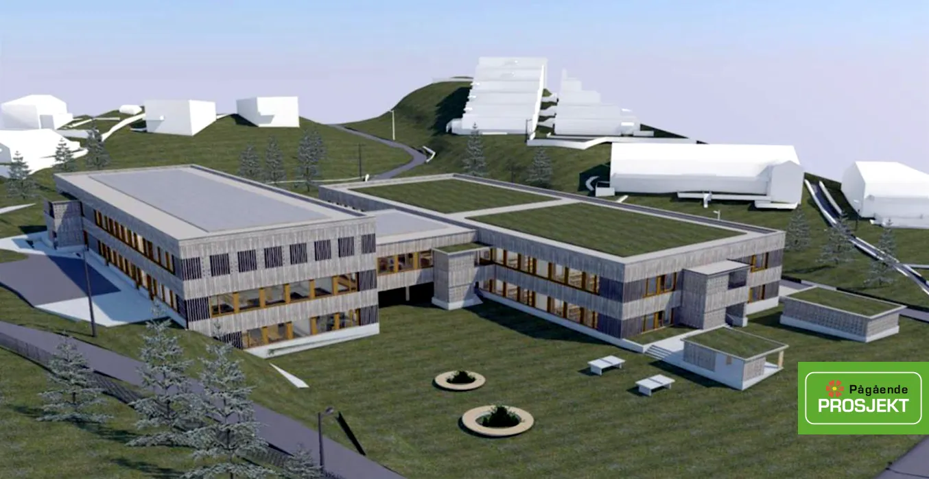 Nye Rolland skole Illustrasjon.