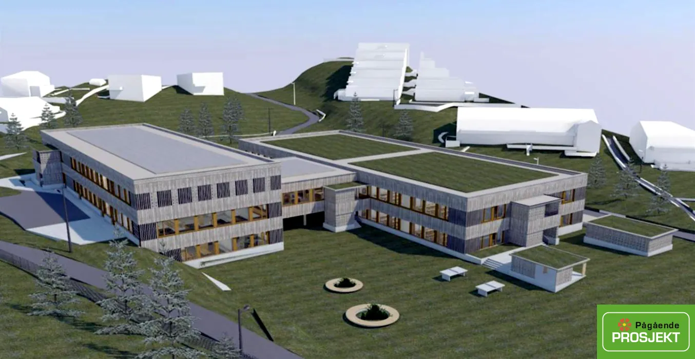 Nye Rolland skole, illustrasjon.